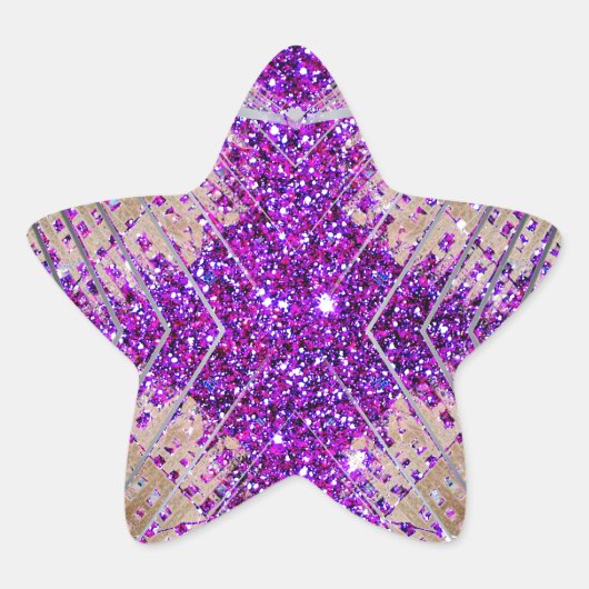 Sparkling Futuristic Star Stickers Sammlerstücke (Vorderseite)
