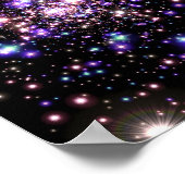 Sparkling-Galaxie Poster (Ecke)