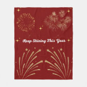 "Sparkling Glitter Style – Shiny & Glamorous Desig Fleecedecke (Vorderseite)