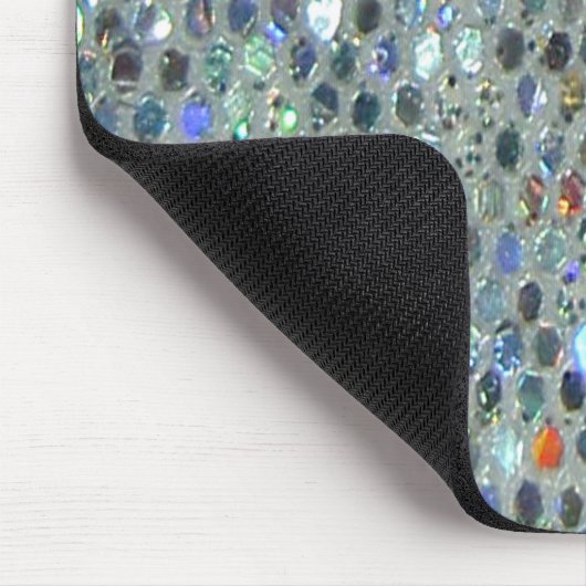 Sparkling Glittery Glitzy Bling Mousepad (Ecke)