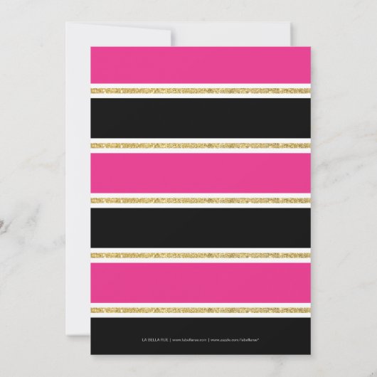 Sparkling Glitzer Confetti | 30. TREINTA Geburtsta Einladung (Rückseite)