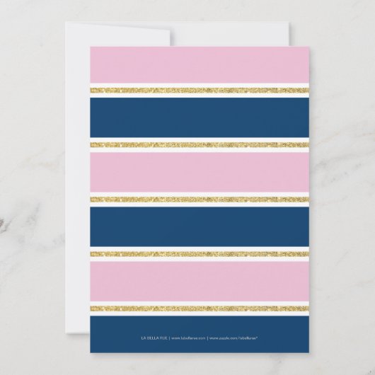 Sparkling Glitzer Confetti | 40. Geburtstag Einladung (Rückseite)