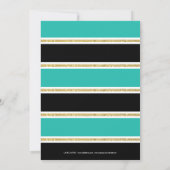 Sparkling Glitzer Confetti | 40. Geburtstag Einladung (Rückseite)