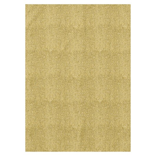 Sparkling Gold Glitzer Glam Tischdecke (Vorderseite)