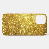 Sparkling Gold Glitzer iPhone / iPad Gehäuse Case-Mate iPhone Hülle (Rückseite (Horizontal))