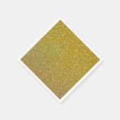 Sparkling Gold Paper Napkin Serviette (Ecke)