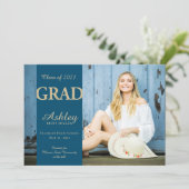 Sparkling Grad Karte (Stehend Vorderseite)