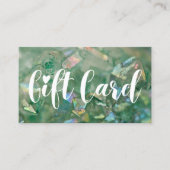 Sparkling Green Crystal Store Gift Cards Visitenkarte (Vorderseite)