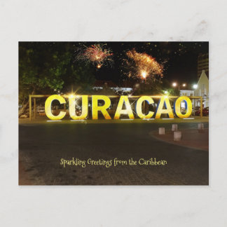 Sparkling Gruß aus Curaçao Postkarte