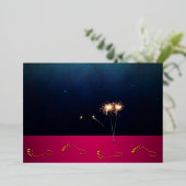 Sparkling Happy Diwali Folien Feiertagskarte (Stehend vorne)