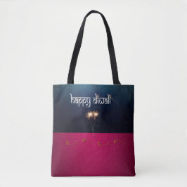 Sparkling Happy Diwali - Tote Bag Tasche