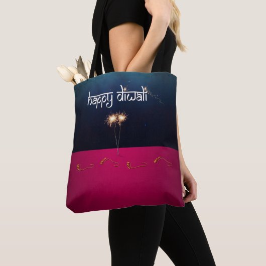 Sparkling Happy Diwali - Tote Bag Tasche (Von Nahem)