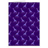 Sparkling Hippie Style Lila Giraffe (Vorne)