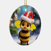 "Sparkling Holiday Ornaments - Shop Now!" Keramik Ornament (Rechts)