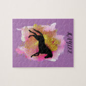 SPARKLING HORSE PUZZLE PERSONALISIERT. (Horizontal)