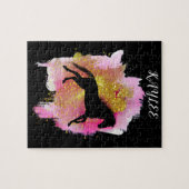 SPARKLING HORSE PUZZLE PERSONALISIERT. (Horizontal)