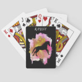 SPARKLING HORSE SPIELKARTEN PERSONALISIERT. (Rückseite)