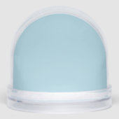 Sparkling Ice Blue Snow Globe für saisonale Dekora Schneekugeln (Vorderseite)