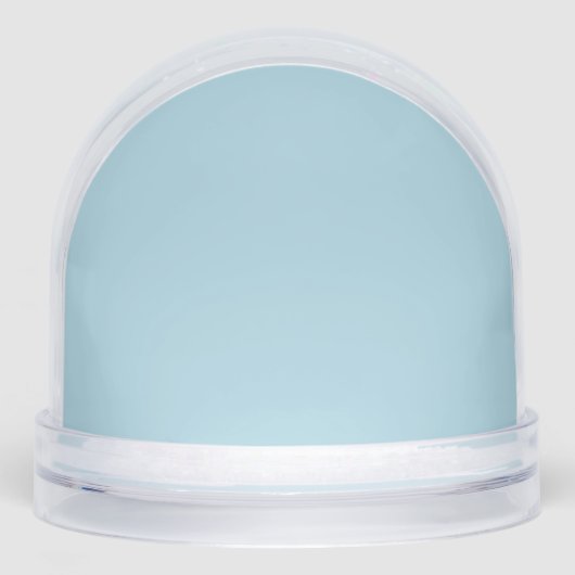 Sparkling Ice Blue Snow Globe für saisonale Dekora Schneekugeln (Vorderseite)