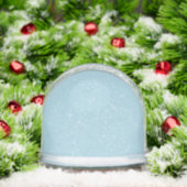 Sparkling Ice Blue Snow Globe für saisonale Dekora Schneekugeln (Weihnachten)