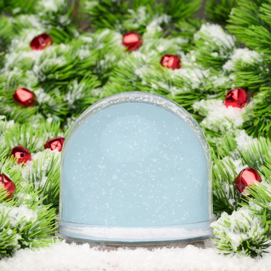 Sparkling Ice Blue Snow Globe für saisonale Dekora Schneekugeln (Weihnachten)