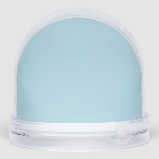 Sparkling Ice Blue Snow Globe für saisonale Dekora Schneekugeln (Rückseite)