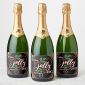 Sparkling Jolly Juice Weihnachten Sparkling Wine B Schaumweinetikett (Flaschen)