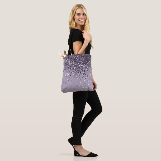 Sparkling Lavender Lady Glitzer #2 #shiny #decor Tasche (Am Model)
