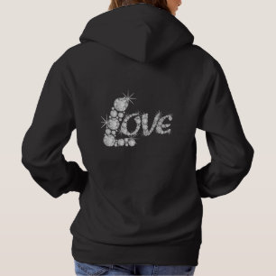 Sparkling-Liebe Crystal Hoodie
