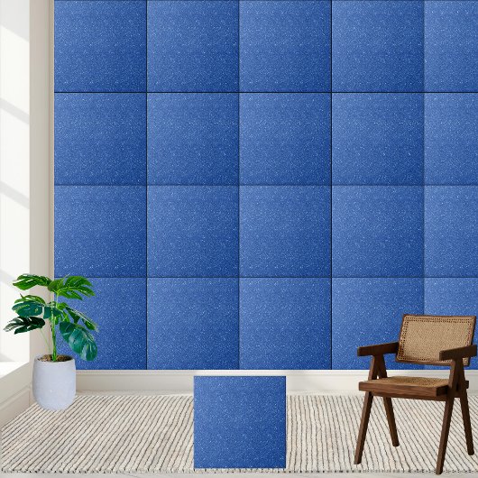 Sparkling Luxury Blue Glitzer Keramik Tile Fliese