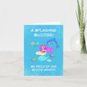 Sparkling Mermaid Reading Books Abschluss 2. Karte (Vorderseite)