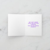 Sparkling Mermaid Reading Books Happy Birthday Karte (Innenseite)