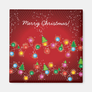 Sparkling Mini X'mas Tree Lights Geschenkmagnet Magnet