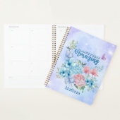 Sparkling Moderne Lila Blauer Flora Planer (Anzeige)