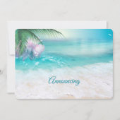 SPARKLING OCEAN WATERS Hochzeitsankündigung Save The Date (Vorderseite)