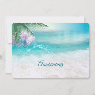 SPARKLING OCEAN WATERS Hochzeitsankündigung Save The Date