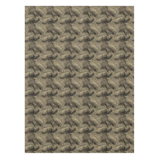 Sparkling Palm Blätter Muster Gold ID831 Tischdecke (Vorderseite)