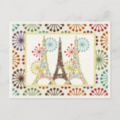 Sparkling Paris Postkarte (Vorderseite)