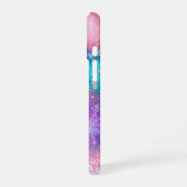 Sparkling Pastel Snowflake iPhone 16 Hülle (Linke Seite)