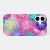 Sparkling Pastel Snowflake iPhone 16 Hülle (Rückseite (Horizontal))