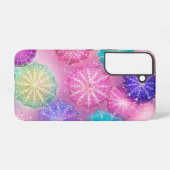 Sparkling Pastel Snowflake Samsung Galaxy Hülle (Rückseite (Horizontal))
