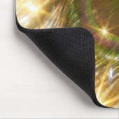 Sparkling Peacock Feather Mousepad (Ecke)