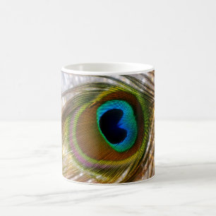 Sparkling Peacock Feather-Tasse Kaffeetasse