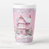 Sparkling Pink Christmas Milchtasse (Vorderseite)