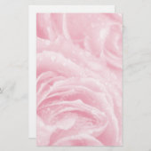 Sparkling Pink Rose Stationery Briefpapier (Vorne/Hinten)