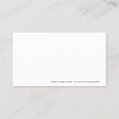 Sparkling Pool Backgorund Visitenkarte (Rückseite)