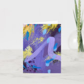 Sparkling Purple and Yellow Abstract Art (Vorderseite)