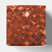 Sparkling Red Mosaic Muster Cube Favor Box Geschenkschachtel (Oben)