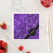 Sparkling Red Mosaic Muster Napkins Serviette (Beispiel)
