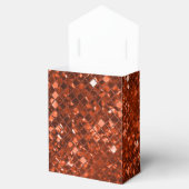 Sparkling Red Mosaic Muster Zelt Gefälligkeitsbox Geschenkschachtel (Geöffnet)